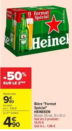 Carrefour Market Heineken Bière offre
