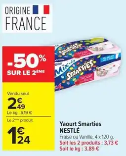 Carrefour Market Smarties Yaourt offre
