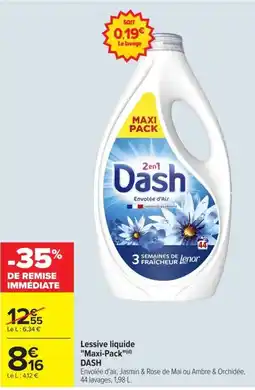 Carrefour Market Dash Lessive liquide offre