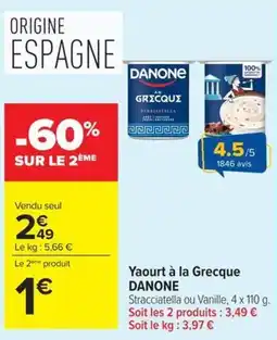 Carrefour Market DANONE Yaourt à la Grecque offre