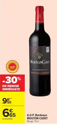 Carrefour Market MOUTON CADET offre