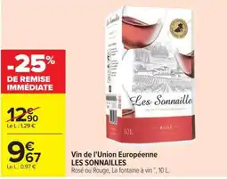 Carrefour Market LES SONNAILLES offre