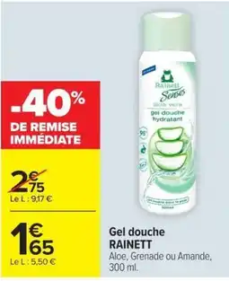 Carrefour Market Rainett Senses Gel douche offre