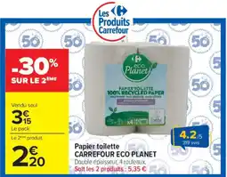 Carrefour Market Carrefour Eco Planet Papier toilette offre