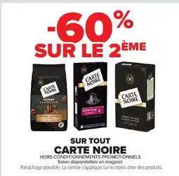Carrefour Market Carte noire offre