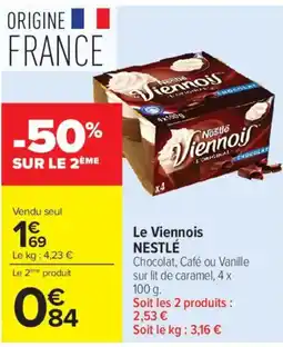 Carrefour Market Nestlé Le Viennois offre