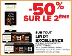 Carrefour Market Lindt Excellence offre