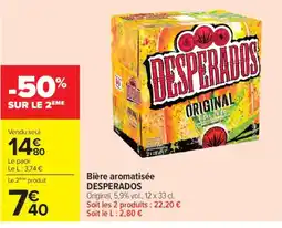 Carrefour Market DESPerados Bière aromatisée offre