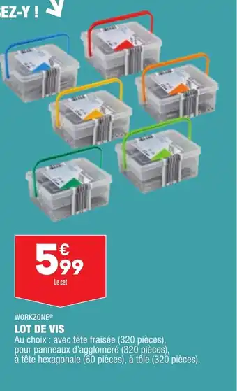 ALDI Lot de Vis offre