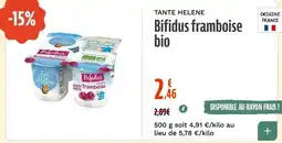 La Vie Claire TANTE HELENE Bifidus framboise bio offre