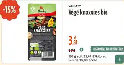 La Vie Claire Wheaty Végé knaxxies bio offre