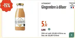La Vie Claire VITAMONT Gingembre à diluer offre