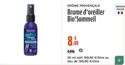 La Vie Claire ladrôme Brume d'oreiller Bio'Sommeil offre