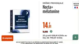 La Vie Claire DIETAROMA Nocta+ mélatonine offre