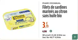 La Vie Claire Phare d'Eckmuhl Filets de sardines offre