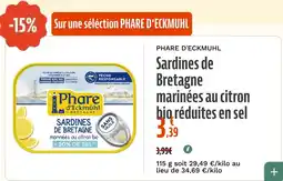 La Vie Claire PHARE D'ECKMUHL Sardines de Bretagne offre