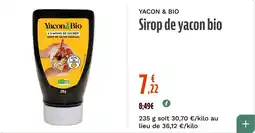 La Vie Claire Yacon&Bio Sirop de yacon bio offre
