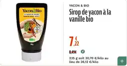 La Vie Claire Yacon&Bio Sirop de yacon offre