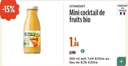 La Vie Claire Vitamont Mini cocktail de fruits bio offre