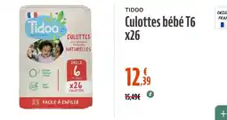 La Vie Claire Tidoo Culottes bébé offre