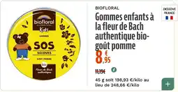 La Vie Claire BIOFLORAL Gommes enfants à la fleur de Bach offre