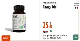 La Vie Claire French Mush Chaga bio offre