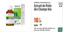 La Vie Claire ladrôme Extrait de Prêle des Champs bio offre