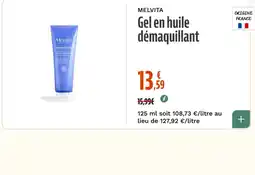 La Vie Claire MELVITA Gel en huile démaquillant offre