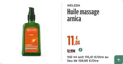 La Vie Claire WELEDA Huile massage arnica offre