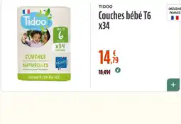 La Vie Claire Tidoo couches bébé t6 offre