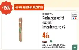 La Vie Claire BIOSEPTYL Recharges edith expert interdentaire offre