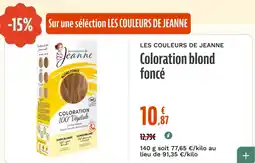 La Vie Claire LES COULEURS DE JEANNE Coloration blond foncé offre