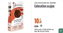 La Vie Claire LES COULEURS DE JEANNE Coloration acajou offre