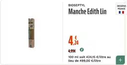 La Vie Claire BIOSEPTYL Manche Edith Lin offre