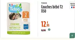 La Vie Claire Tidoo Couches bébé T2 offre