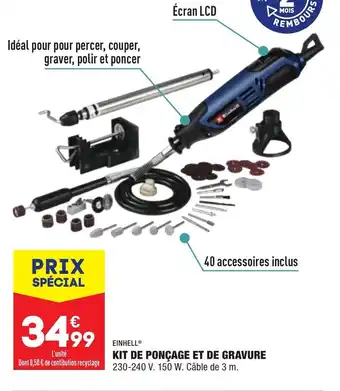 ALDI Kit de ponçage et de Gravure offre