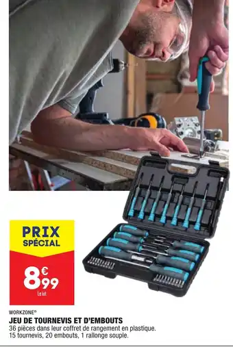 ALDI Jeu de tournevis et d'Embouts offre