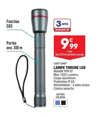 ALDI Lampe Torche LED offre