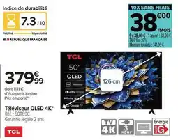 Carrefour Drive Tcl - téléviseur qled 4k offre