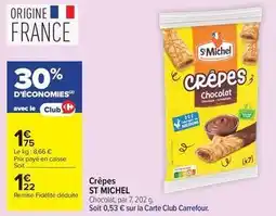 Carrefour Drive St michel - crêpes offre