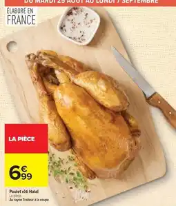 Carrefour Drive Poulet rôti halal offre