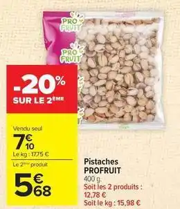 Profruit - pistaches