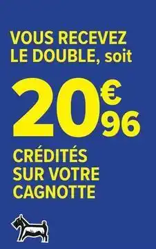 Carrefour Drive Créditos sur votre cagnotte offre