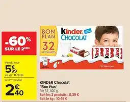 Carrefour Drive Ferrero rocher - kinder chocolat offre