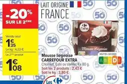 Carrefour Drive Carrefour - mousse liégeoise offre
