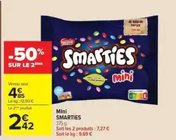 Carrefour Drive Nestlé - mini smarties offre