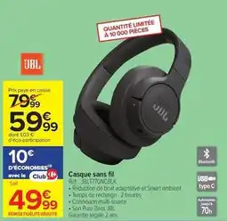 Carrefour Drive Jbl - casque sans fil offre