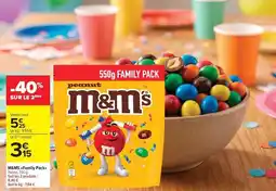 Carrefour Drive M&m's - famille prode offre