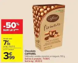Carrefour Drive Caffarel - chocolats offre