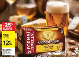 Carrefour Drive Grimbergen - bière arbasse blonde offre